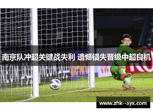 南京队冲超关键战失利 遗憾错失晋级中超良机 南京队冲超关键战失利 遗憾错失晋级中超良机